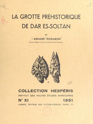 cover image of La grotte préhistorique de Dar ès-Soltan